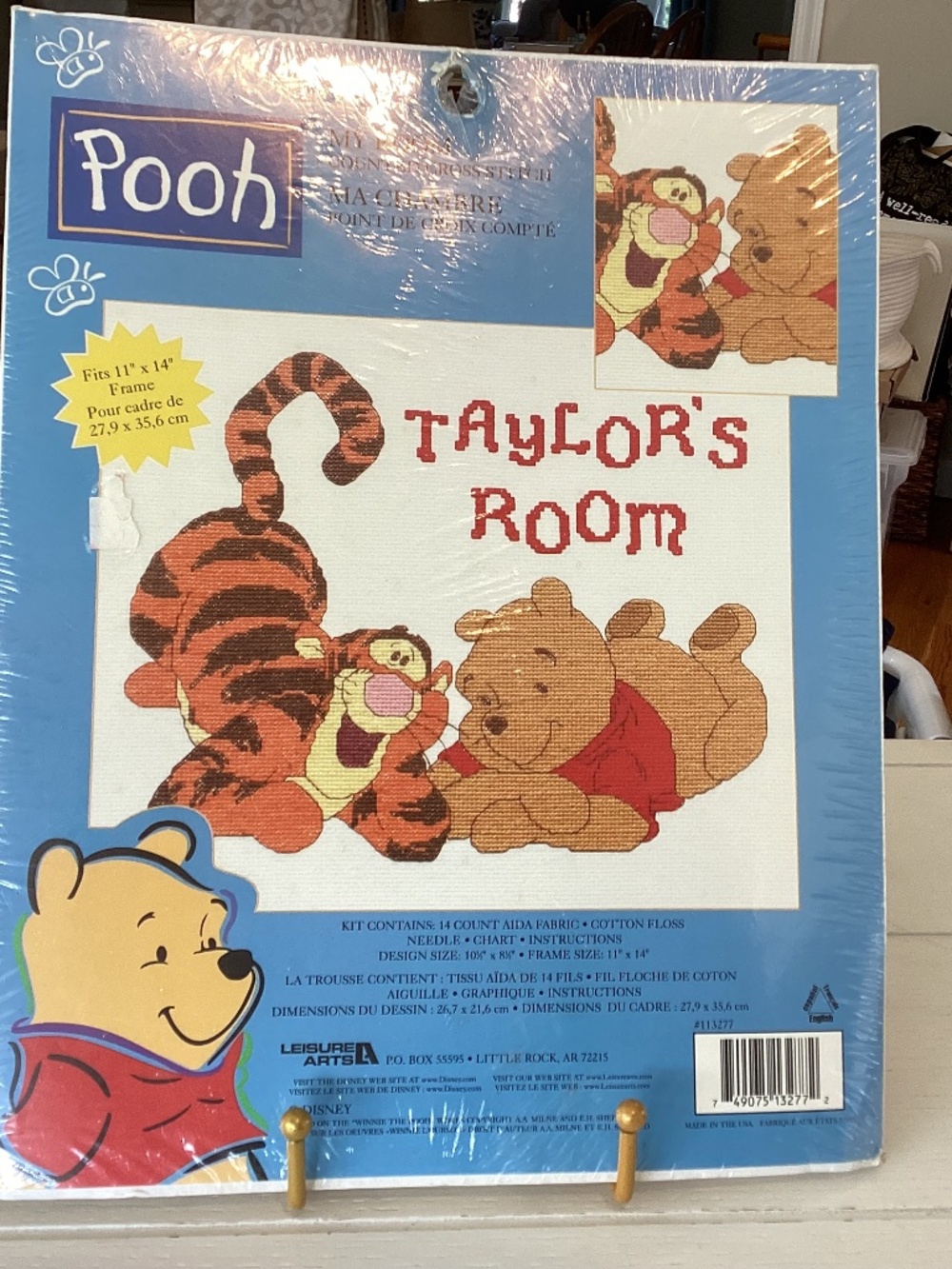NEW “Pooh Bear” Room Counted Cross Stitch Kit